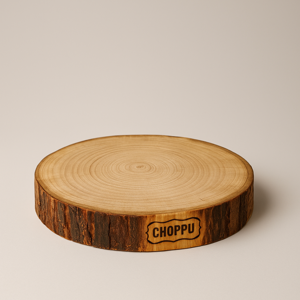 CHOPPU® Kopshouten Snijplank – 25 cm | Massief Eiken